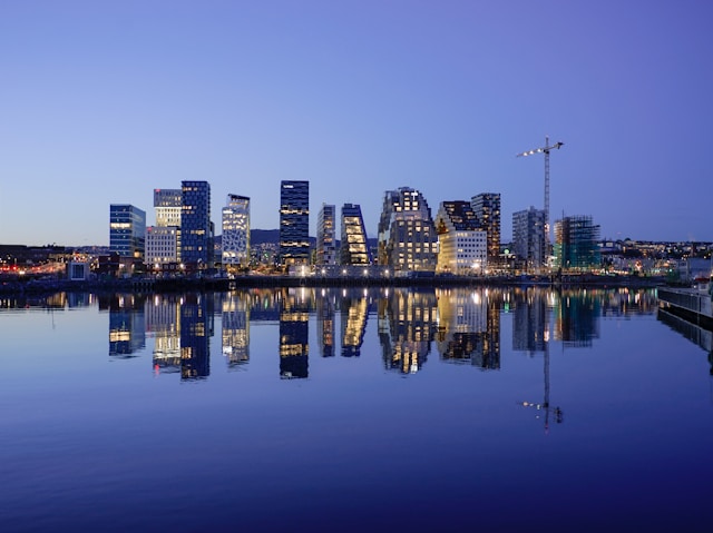 Stadt mit O: Bild von Oslo