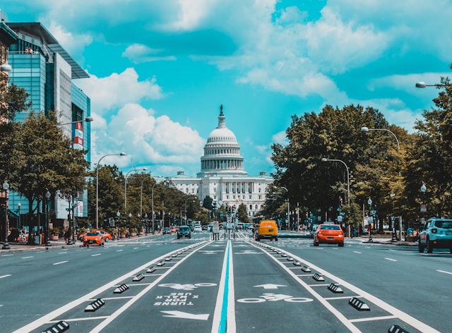 Stadt mit W - Bild von Washington