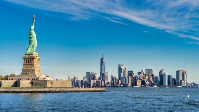Stadt mit N - Bild von New York