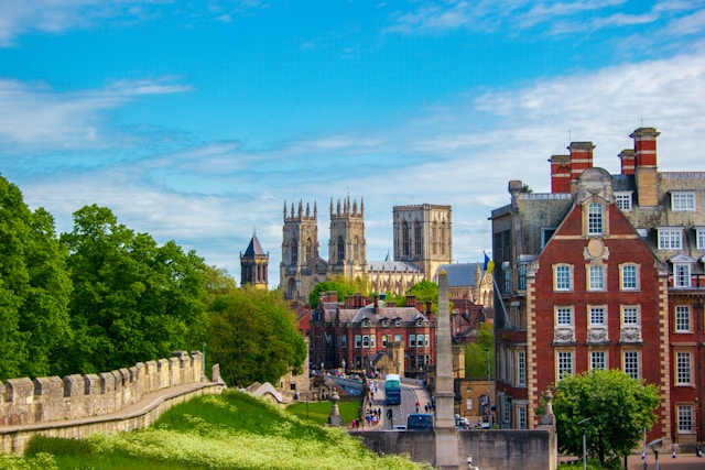 Stadt mit Y - Bild von York
