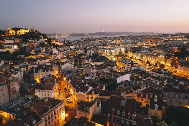Länder mit P: Bild von Lissabon in Portugal