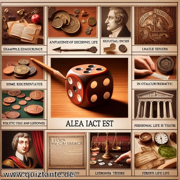alea iacta est Bedeutung » Das Würfel sind gefallen erklärt