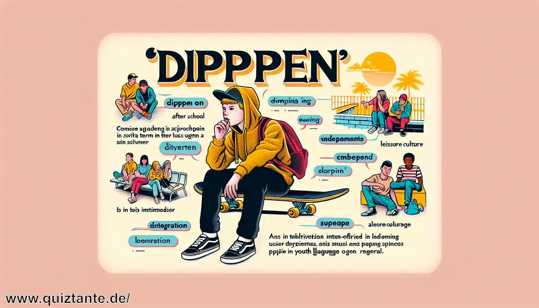 Einbindung in verschiedene Subkulturen - Was bedeutet dippen Jugendsprache » Ein cooler Begriff für abtauchen