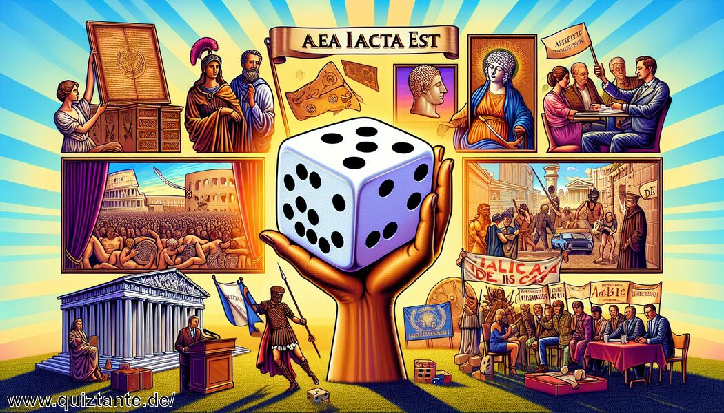 Bedeutung für persönliche Lebensentscheidungen - alea iacta est Bedeutung » Das Würfel sind gefallen erklärt