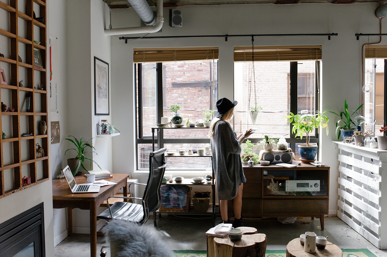 home, indoors, decor, design, creative, business, office, girl, woman, fashion, model, hat, computer, laptop, macbook, gray business, gray computer, gray office, gray home, gray laptop, gray fashion, gray model, gray design, gray company, gray creative, home, home, home, home, home, office